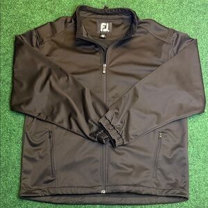 FootJoy: Full-Zip Performance Golf Jacket (Black / Size Large)